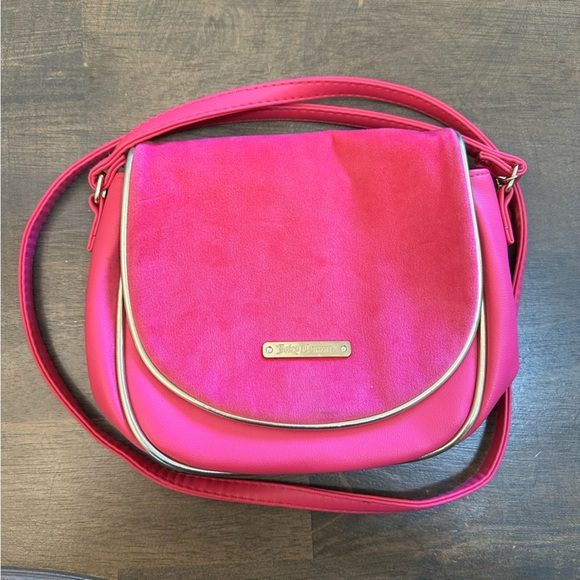 Juicy Couture Y2K Faux Leather Hot pink Crossbody Mini
Bag - Picture 2 of 8